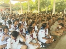"มอบความรู้ เรื่องสถาบันฯ แก่เยาวชน" ในวันที่ ๑ กุมภาพันธ์ ๒๕๖๗ ทัพเรือภาคที่ ๒ จัดการบรรยายความเป็นมาของสถาบันพระมหากษัตริย์ไทย โดยมี โรงเรียนมหาวชิราวุธ จังหวัดสงขลา อ.เมืองสงขลา จว.สงขลา คุณครู จำนวน ๒๒๐ คน เข้ารับฟังบรรยาย